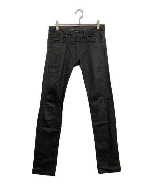 DIOR HOMME（ディオール オム）DIOR HOMME (ディオール オム) コーティングスキニーパンツ ブラック サイズ:27の古着・服飾アイテム