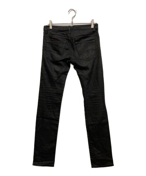 DIOR HOMME（ディオール オム）DIOR HOMME (ディオール オム) コーティングスキニーパンツ ブラック サイズ:27の古着・服飾アイテム