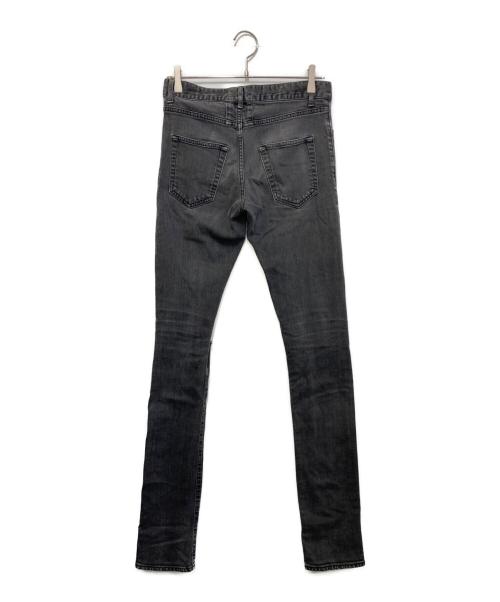 Saint Laurent Paris（サンローランパリ）Saint Laurent Paris (サンローランパリ) クラッシュスキニーデニムパンツ ブラック サイズ:27の古着・服飾アイテム