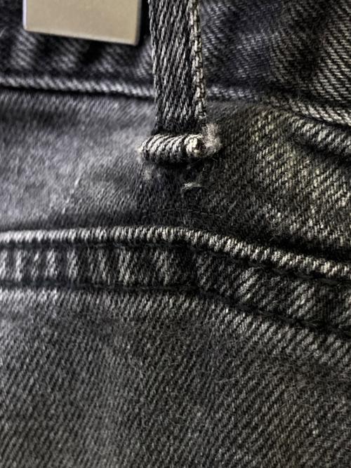 Saint Laurent Paris（サンローランパリ）Saint Laurent Paris (サンローランパリ) クラッシュスキニーデニムパンツ ブラック サイズ:27の古着・服飾アイテム