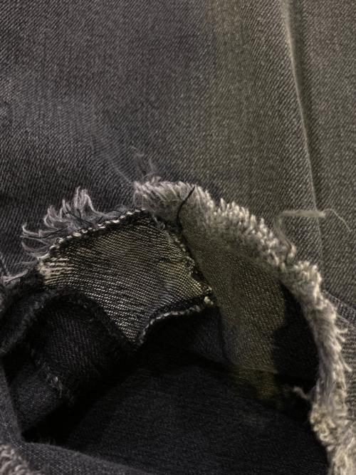 Saint Laurent Paris（サンローランパリ）Saint Laurent Paris (サンローランパリ) クラッシュスキニーデニムパンツ ブラック サイズ:27の古着・服飾アイテム