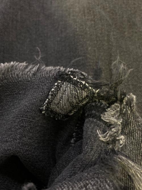 Saint Laurent Paris（サンローランパリ）Saint Laurent Paris (サンローランパリ) クラッシュスキニーデニムパンツ ブラック サイズ:27の古着・服飾アイテム