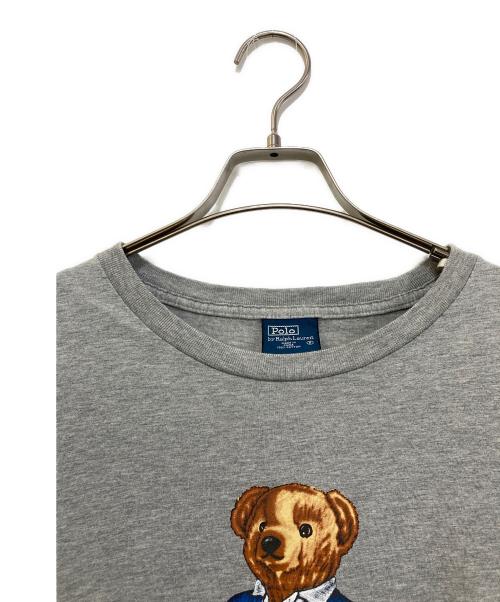 POLO RALPH LAUREN（ポロ・ラルフローレン）POLO RALPH LAUREN (ポロ・ラルフローレン) プリントTシャツ グレー サイズ:Sの古着・服飾アイテム