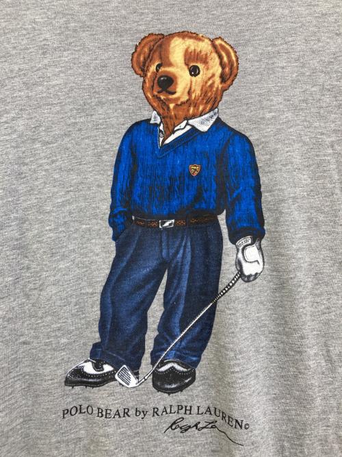 POLO RALPH LAUREN（ポロ・ラルフローレン）POLO RALPH LAUREN (ポロ・ラルフローレン) プリントTシャツ グレー サイズ:Sの古着・服飾アイテム