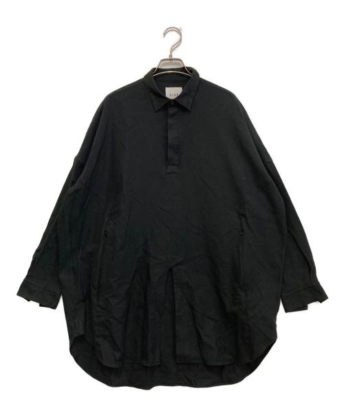 Sise（シセ）Sise (シセ) プルオーバーシャツ ブラック サイズ:不明(実寸をご参考下さい)の古着・服飾アイテム