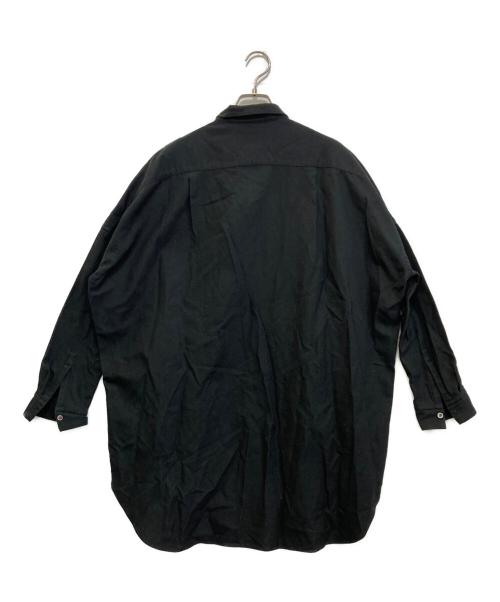 Sise（シセ）Sise (シセ) プルオーバーシャツ ブラック サイズ:不明(実寸をご参考下さい)の古着・服飾アイテム
