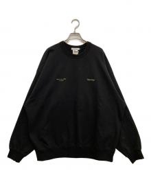 Vektorshop×2yang（ベクターショップ×ツーヤング）の古着「クルーネックスウェット」｜ブラック