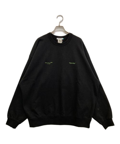 Vektorshop（ベクターショップ）Vektorshop (ベクターショップ) 2yang (ツーヤング) クルーネックスウェット ブラック サイズ:XLの古着・服飾アイテム