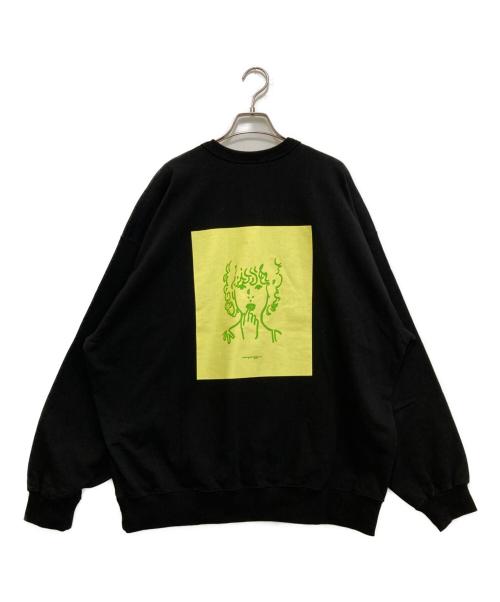 Vektorshop（ベクターショップ）Vektorshop (ベクターショップ) 2yang (ツーヤング) クルーネックスウェット ブラック サイズ:XLの古着・服飾アイテム