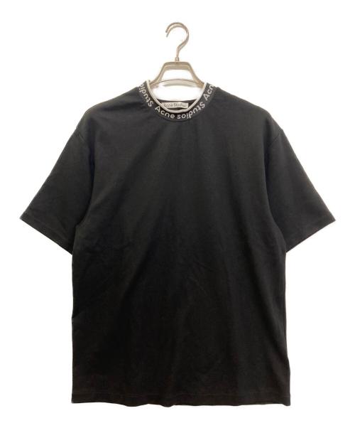 Acne studios（アクネ ストゥディオズ）Acne studios (アクネ ストゥディオズ) ロゴバインディングTシャツ ブラック サイズ:Sの古着・服飾アイテム
