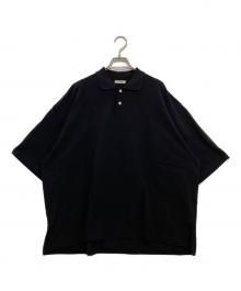 INTERIM（インテリム）の古着「HYPER BIG TANGIS PIQUE POLO SHIRT」｜ブラック