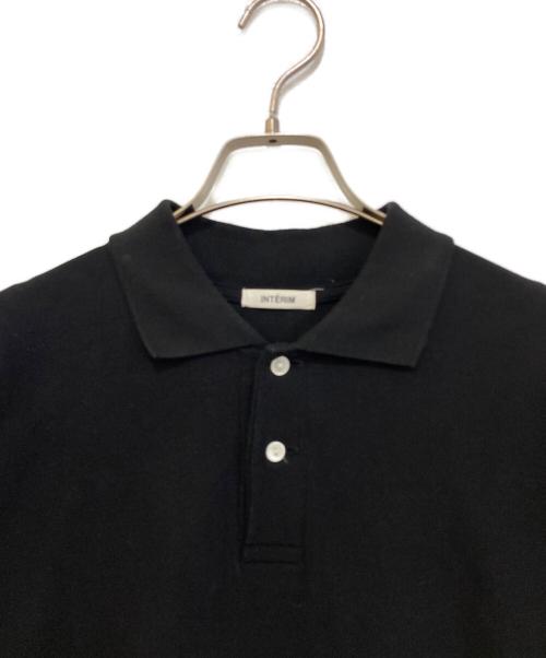 INTERIM（インテリム）INTERIM (インテリム) HYPER BIG TANGIS PIQUE POLO SHIRT ブラック サイズ:5の古着・服飾アイテム