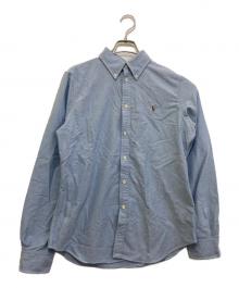RALPH LAUREN（ラルフローレン）の古着「CUSTOM FIT オックスフォードBDシャツ」｜ブルー