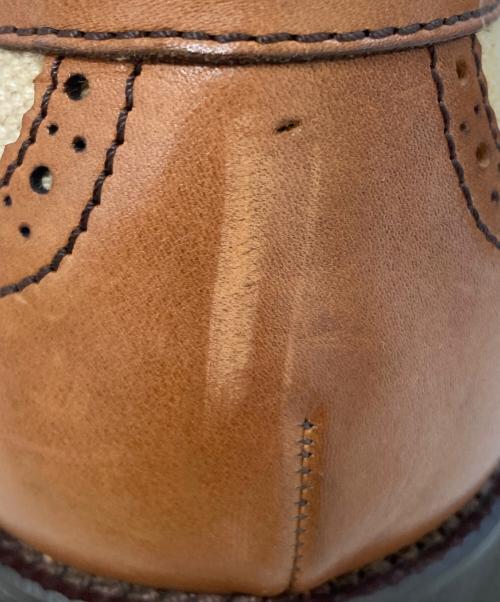 Burberry's（バーバリーズ）Burberry's (バーバリーズ) ウィングチップフリンジローファー ブラウン サイズ:25の古着・服飾アイテム