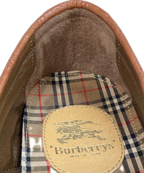 Burberry's（バーバリーズ）Burberry's (バーバリーズ) ウィングチップフリンジローファー ブラウン サイズ:25の古着・服飾アイテム