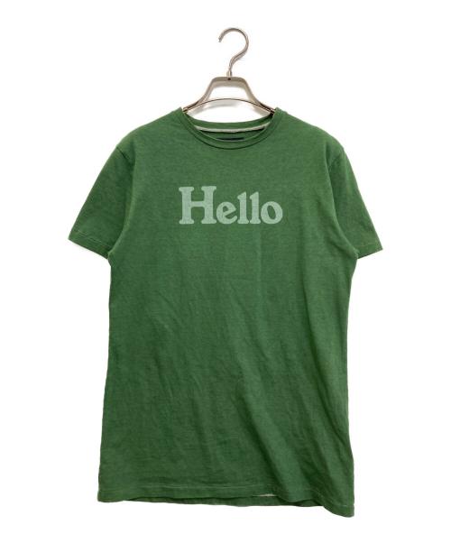 MADISON BLUE（マディソンブルー）MADISON BLUE (マディソンブルー) HPS (-) 別注 HELLO CREW NECK TEE　MB231-7008HP グリーン サイズ:01の古着・服飾アイテム