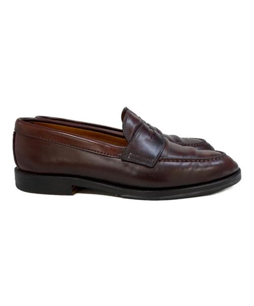 Alden（オールデン）Alden (オールデン) UNITED ARROWS (ユナイテッドアローズ) 別注 コードバン コインローファー　9616 ブラウン サイズ:6 1/2　B/Dの古着・服飾アイテム