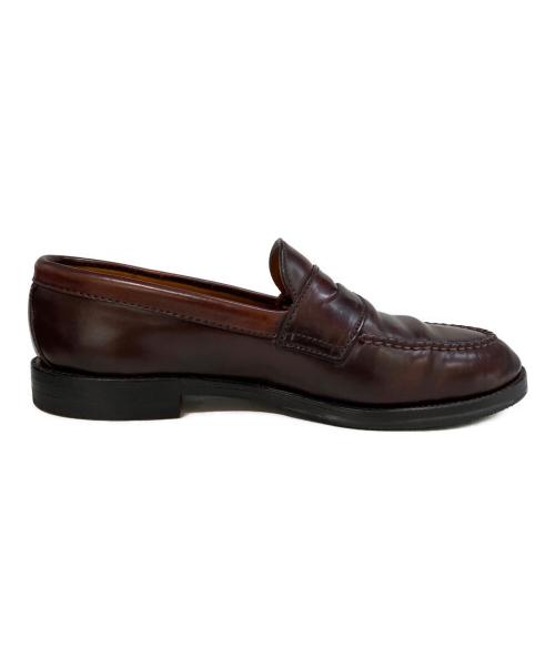 Alden（オールデン）Alden (オールデン) UNITED ARROWS (ユナイテッドアローズ) 別注 コードバン コインローファー　9616 ブラウン サイズ:6 1/2　B/Dの古着・服飾アイテム