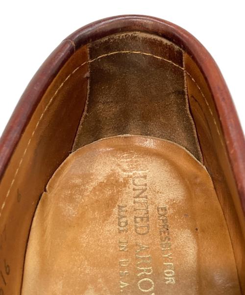 Alden（オールデン）Alden (オールデン) UNITED ARROWS (ユナイテッドアローズ) 別注 コードバン コインローファー　9616 ブラウン サイズ:6 1/2　B/Dの古着・服飾アイテム