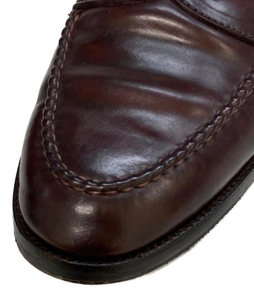 Alden（オールデン）Alden (オールデン) UNITED ARROWS (ユナイテッドアローズ) 別注 コードバン コインローファー　9616 ブラウン サイズ:6 1/2　B/Dの古着・服飾アイテム