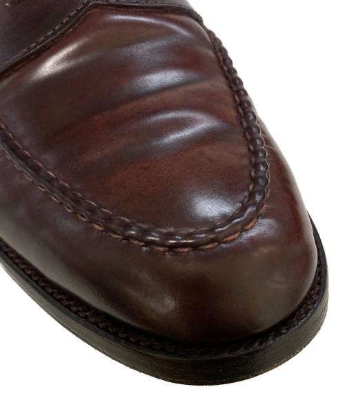 Alden（オールデン）Alden (オールデン) UNITED ARROWS (ユナイテッドアローズ) 別注 コードバン コインローファー　9616 ブラウン サイズ:6 1/2　B/Dの古着・服飾アイテム
