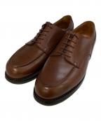 J.M.WESTONジェイエムウエストン）の古着「641 GOLF OXFORD Uチップシューズ 31-302-641-21」｜ブラウン