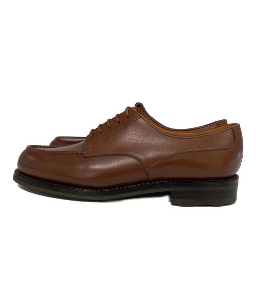 J.M.WESTON（ジェイエムウエストン）J.M.WESTON (ジェイエムウエストン) 641 GOLF OXFORD Uチップシューズ 31-302-641-21 ブラウン サイズ:6/Dの古着・服飾アイテム