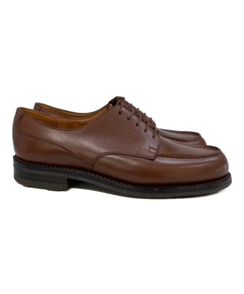 J.M.WESTON（ジェイエムウエストン）J.M.WESTON (ジェイエムウエストン) 641 GOLF OXFORD Uチップシューズ 31-302-641-21 ブラウン サイズ:6/Dの古着・服飾アイテム