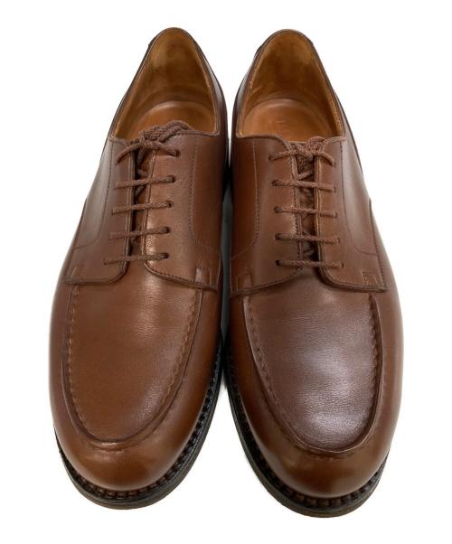 J.M.WESTON（ジェイエムウエストン）J.M.WESTON (ジェイエムウエストン) 641 GOLF OXFORD Uチップシューズ 31-302-641-21 ブラウン サイズ:6/Dの古着・服飾アイテム
