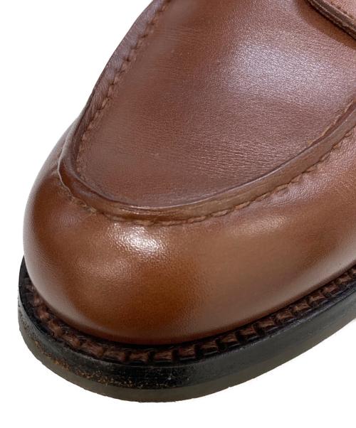 J.M.WESTON（ジェイエムウエストン）J.M.WESTON (ジェイエムウエストン) 641 GOLF OXFORD Uチップシューズ 31-302-641-21 ブラウン サイズ:6/Dの古着・服飾アイテム