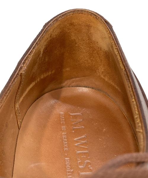 J.M.WESTON（ジェイエムウエストン）J.M.WESTON (ジェイエムウエストン) 641 GOLF OXFORD Uチップシューズ 31-302-641-21 ブラウン サイズ:6/Dの古着・服飾アイテム