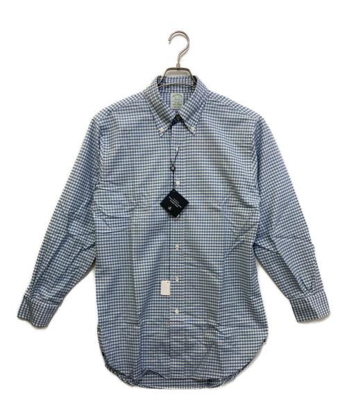 BROOKS BROTHERS（ブルックスブラザーズ）BROOKS BROTHERS (ブルックスブラザーズ) ギンガムチェックBDシャツ ブルー サイズ:　15 1/2-31 未使用品の古着・服飾アイテム