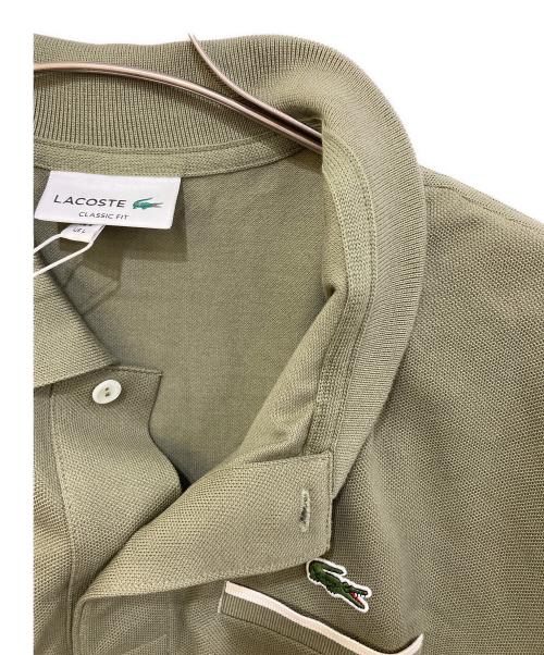 LACOSTE（ラコステ）LACOSTE (ラコステ) 鹿の子ポケットポロシャツ グリーン サイズ:L 未使用品の古着・服飾アイテム