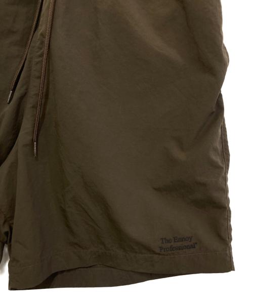 ENNOY（エンノイ）ENNOY (エンノイ) Nylon Short Pant　SS22BRENPT02LV ブラウン サイズ:Mの古着・服飾アイテム