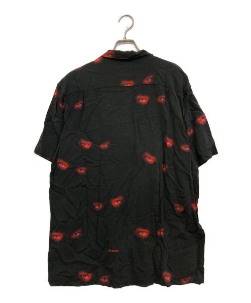 SUPREME（シュプリーム）SUPREME (シュプリーム) Eyes Rayon S/S Shirt ブラック サイズ:XLの古着・服飾アイテム