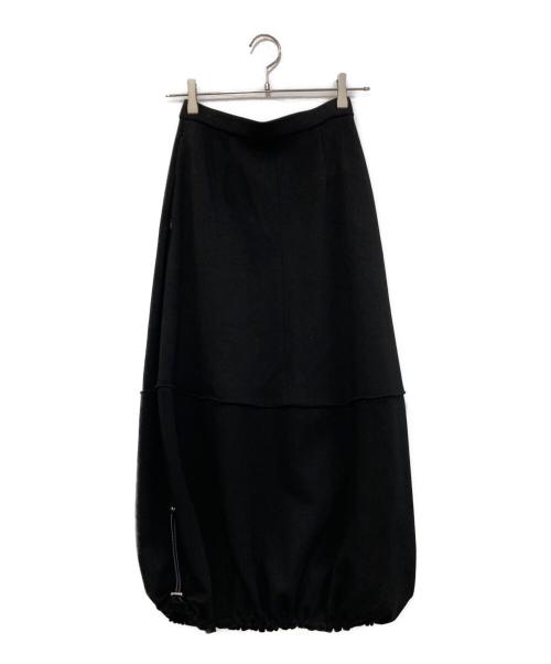 OMMO（オーエムエムオー）OMMO (オーエムエムオー) COCOON SWEAT SK ブラック サイズ:36の古着・服飾アイテム
