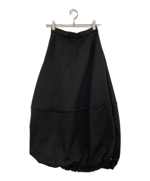 OMMO（オーエムエムオー）OMMO (オーエムエムオー) COCOON SWEAT SK ブラック サイズ:36の古着・服飾アイテム