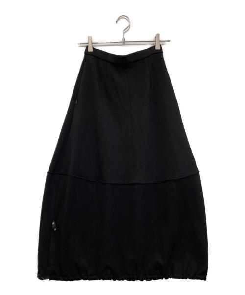 OMMO（オーエムエムオー）OMMO (オーエムエムオー) COCOON SWEAT SK ブラック サイズ:36の古着・服飾アイテム