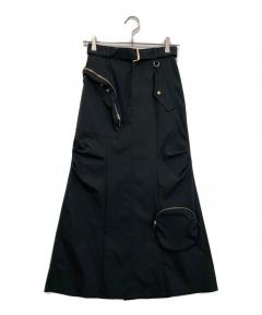 中古・古着通販】sacai (サカイ) ミックスツイード プリーツロング