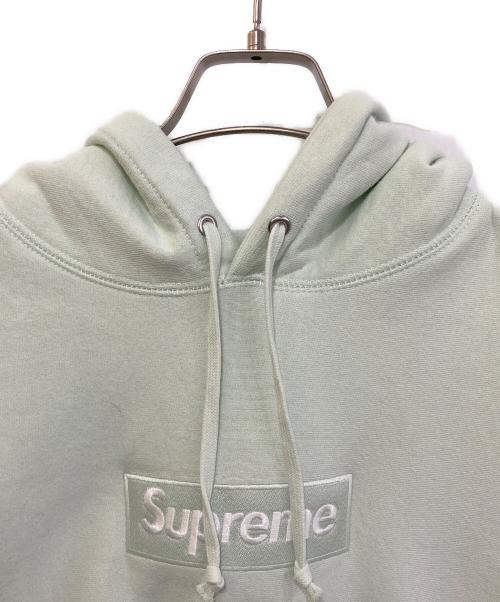 SUPREME（シュプリーム）SUPREME (シュプリーム) Logo Hooded Sweatshirt グリーン サイズ:Mの古着・服飾アイテム