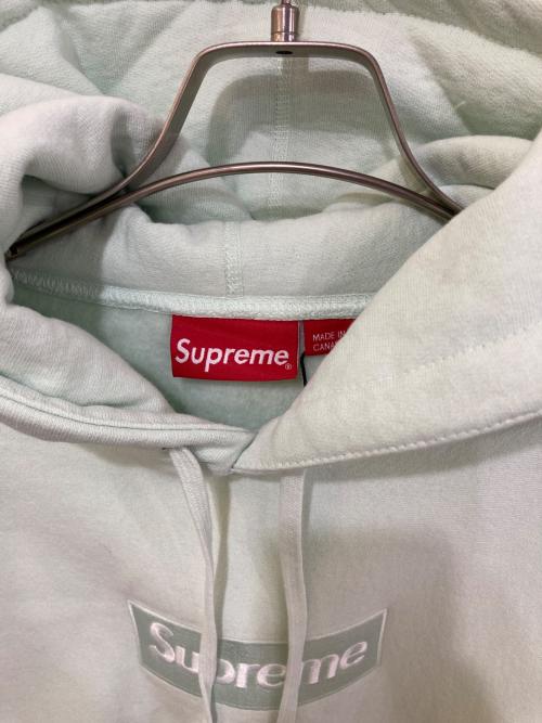 SUPREME（シュプリーム）SUPREME (シュプリーム) Logo Hooded Sweatshirt グリーン サイズ:Mの古着・服飾アイテム