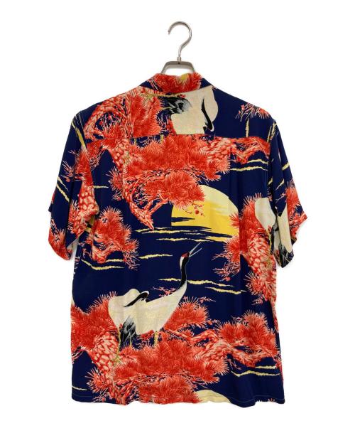 Sun Surf（サンサーフ）Sun Surf (サンサーフ) アロハシャツ SS32945 ネイビー サイズ:Mの古着・服飾アイテム