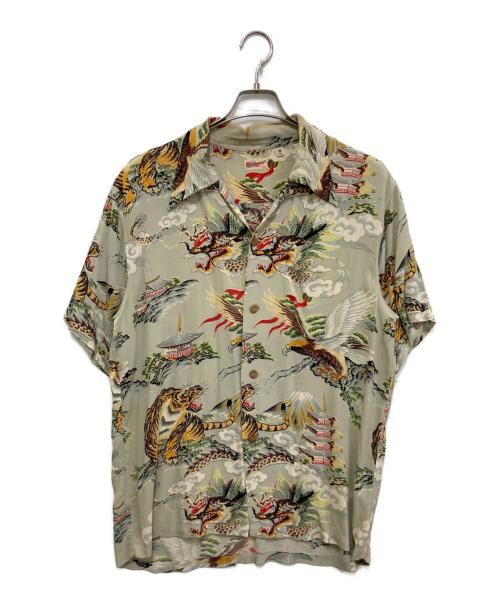 Sun Surf（サンサーフ）Sun Surf (サンサーフ) アロハシャツ　SS30487 グリーン サイズ:Mの古着・服飾アイテム