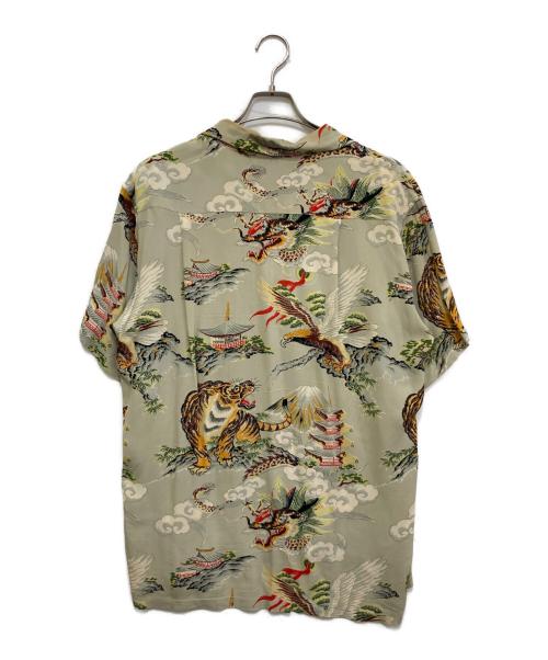 Sun Surf（サンサーフ）Sun Surf (サンサーフ) アロハシャツ　SS30487 グリーン サイズ:Mの古着・服飾アイテム