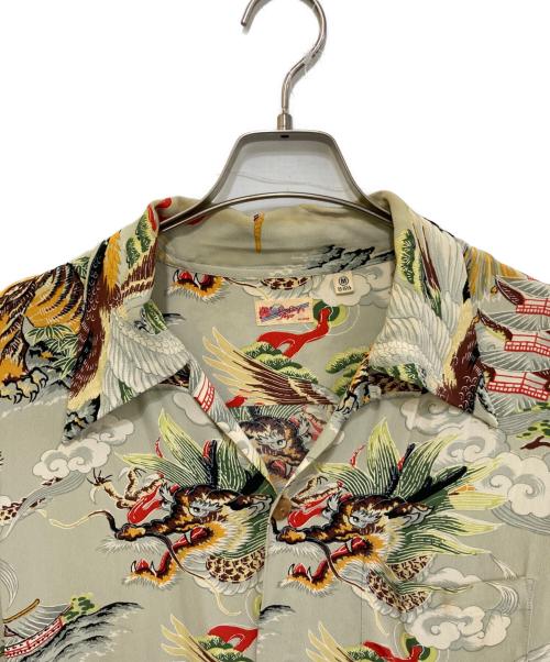Sun Surf（サンサーフ）Sun Surf (サンサーフ) アロハシャツ　SS30487 グリーン サイズ:Mの古着・服飾アイテム