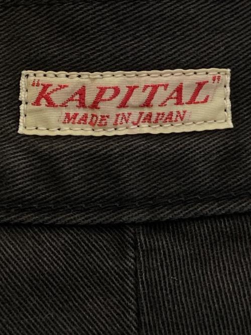 KAPITAL（キャピタル）KAPITAL (キャピタル) チノ ハイウエストニームバギーパンツ ブラック サイズ:Mの古着・服飾アイテム
