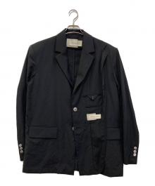 FenG CHen WANG（フェンチェンワン）の古着「Oversized Single-Breasted Blazer Jacket」｜ブラック