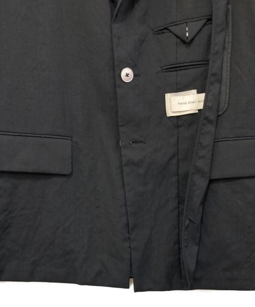 FenG CHen WANG（フェンチェンワン）FenG CHen WANG (フェンチェンワン) Oversized Single-Breasted Blazer Jacket ブラック サイズ:Sの古着・服飾アイテム