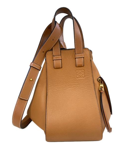 LOEWE（ロエベ）LOEWE (ロエベ) ハンモックスモールレザー２WAYバッグ ブラウンの古着・服飾アイテム