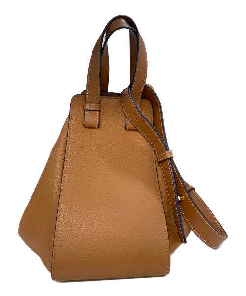 LOEWE（ロエベ）LOEWE (ロエベ) ハンモックスモールレザー２WAYバッグ ブラウンの古着・服飾アイテム